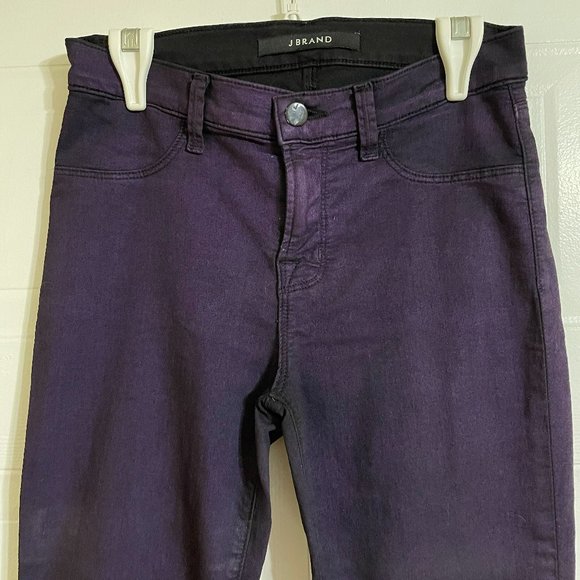 J Brand Purple Denim Super Skinny Jeans - Picture 2 of 10